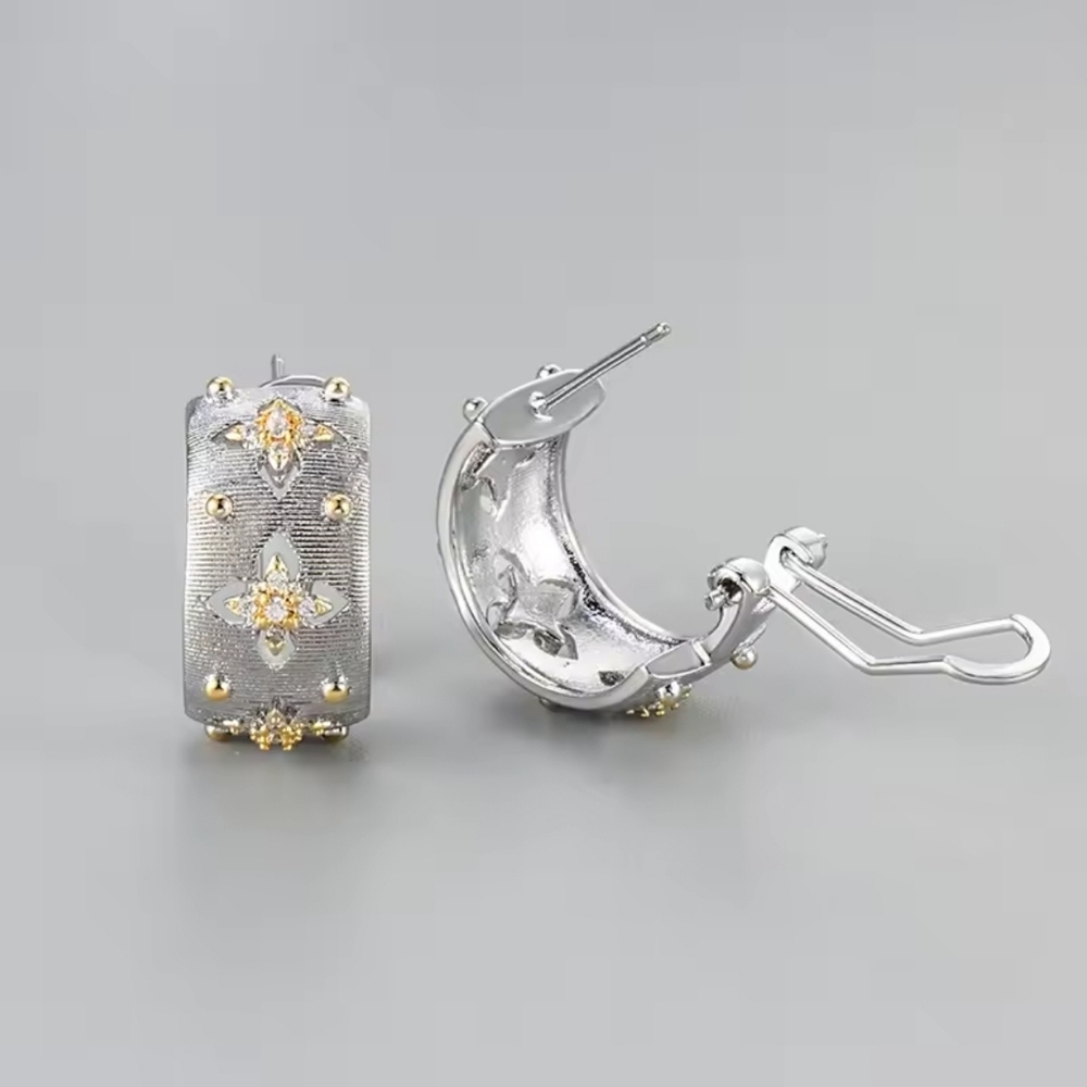 Vintage luxury earrings - Picture 6 of 7